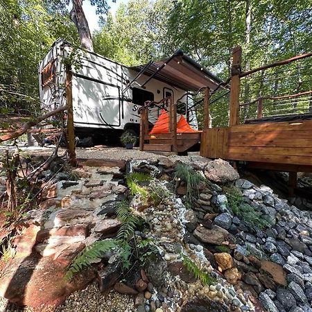 Secluded Rv With Private Hot Tub Apartment Rutherfordton Luaran gambar