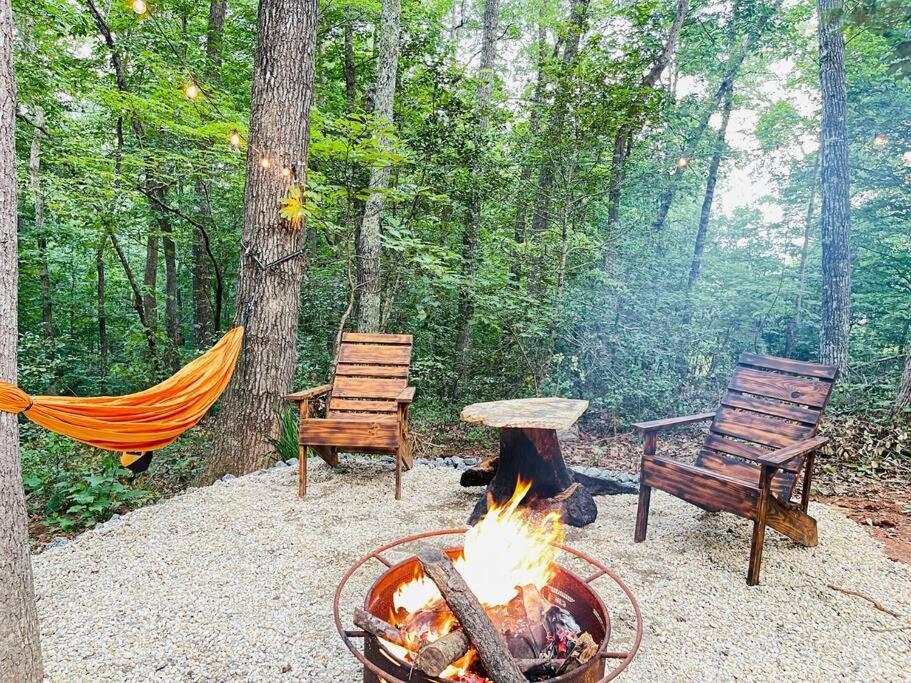 Secluded Rv With Private Hot Tub Apartment Rutherfordton Luaran gambar